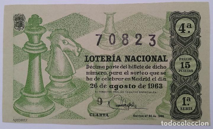 Loter&iacute;a Nacional: Loter&iacute;a Nacional. A&ntilde;o 1963. sorteo 24