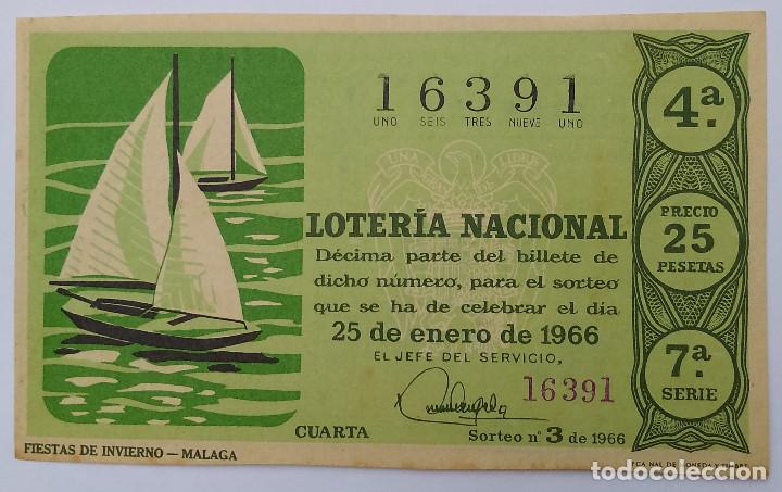 Loter&iacute;a Nacional: Loter&iacute;a Nacional. A&ntilde;o 1966. sorteo 3
