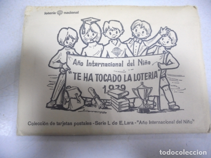 Loterie Nationale: COLECCION DE 10 POSTALES. SERIE L DE E.LARA. A&Ntilde;O INTERNACIONAL DEL NI&Ntilde;O. VER POSTALES