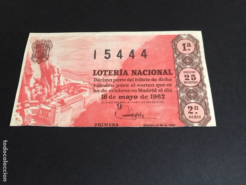 Loterie Nationale: Loteria A&ntilde;o 1962 sorteo 14