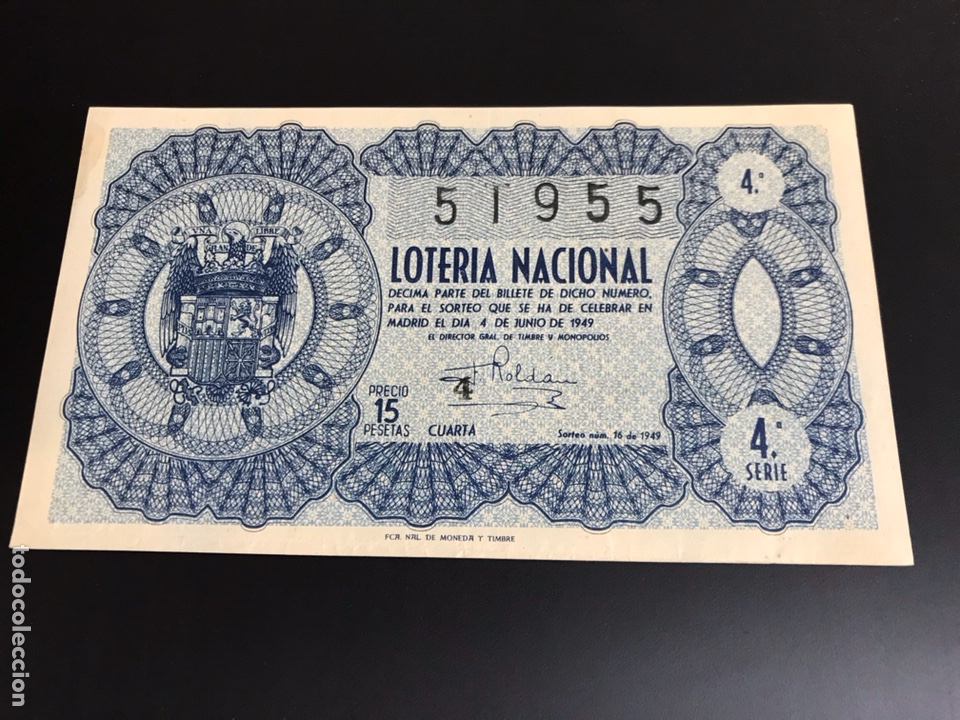 National Spanish Lottery: Loteria A&ntilde;o 1949 sorteo 16