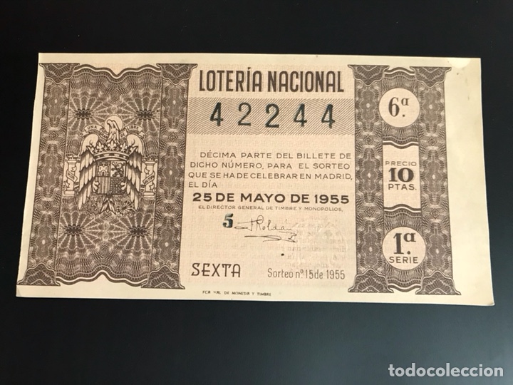 Loterie Nationale: Loteria A&ntilde;o 1955 sorteo 15