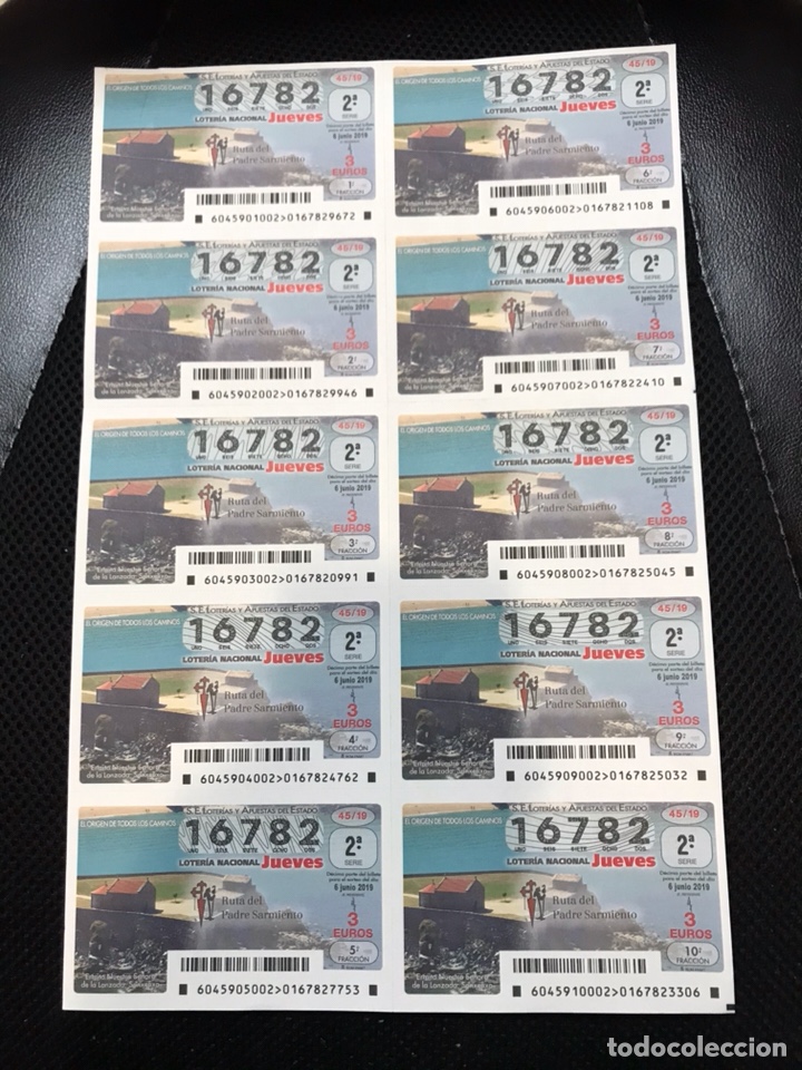 National Spanish Lottery: Loteria A&ntilde;o 2019 sorteo 45 billete completo