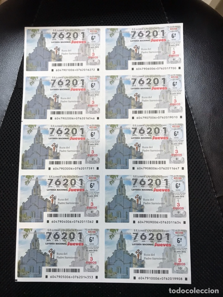 National Spanish Lottery: Loteria A&ntilde;o 2019 sorteo 47 billete completo