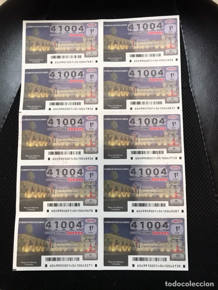 National Spanish Lottery: Loteria A&ntilde;o 2019 sorteo 49 billete completo