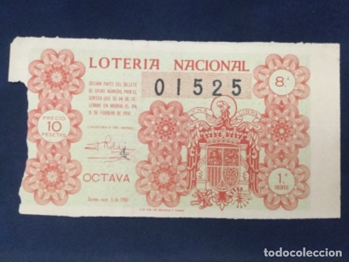 Loter&iacute;a Nacional: LOTERIA NACIONAL - 1950 SORTEO 5