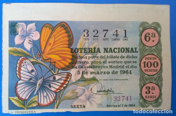 Loter&iacute;a Nacional: Loter&iacute;a Nacional a&ntilde;o 1964, sorteo 7