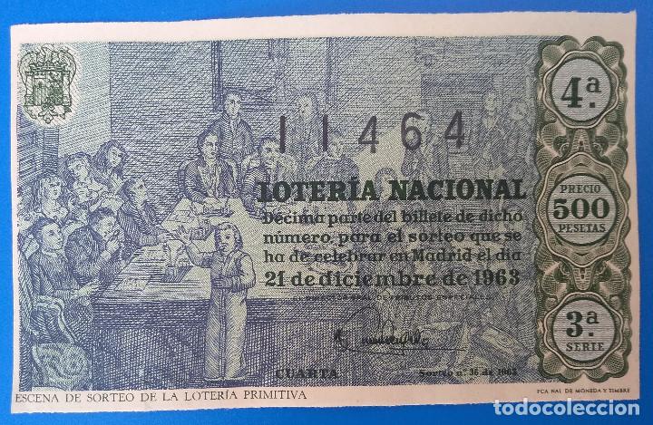 Loter&iacute;a Nacional: Loter&iacute;a Nacional a&ntilde;o 1963, sorteo 36