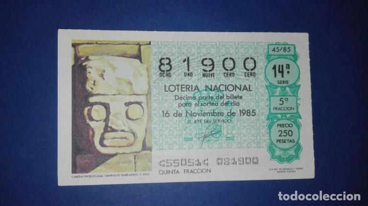 Loter&iacute;a nacional: decimo de loteria 81900 - Foto 1