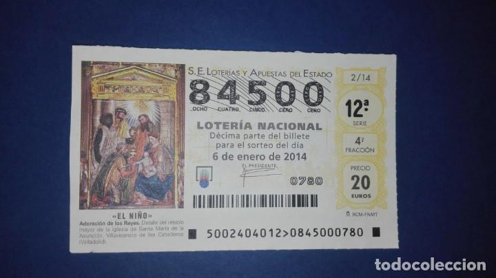 Loter&iacute;a nacional: decimo de loteria 84500 - Foto 1