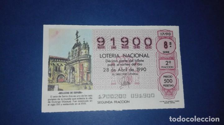 Loter&iacute;a nacional: decimo de loteria 91900 - Foto 1