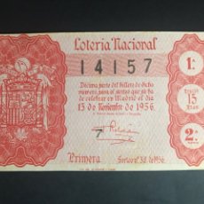 Lotería Nacional: LOTERIA AÑO 1956 SORTEO 32