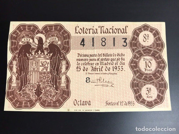 Loterie Nationale: Loteria A&ntilde;o 1955 sorteo 12