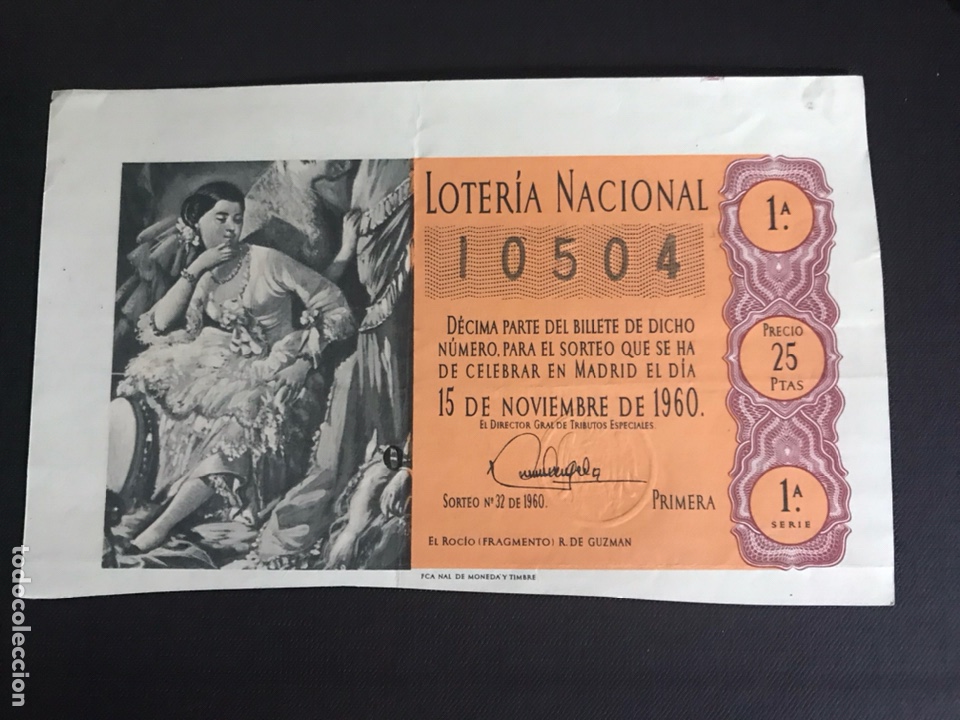 Lotteria Nationale Spagnola: Loteria A&ntilde;o 1960 sorteo 32