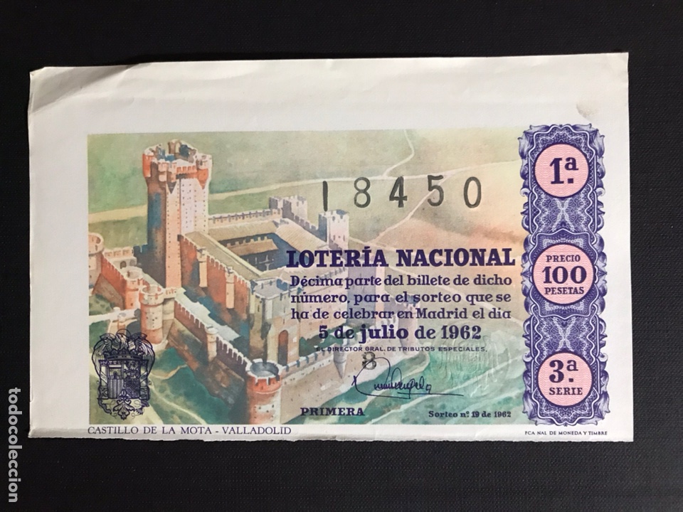 Loterie Nationale: Loteria A&ntilde;o 1962 sorteo 19