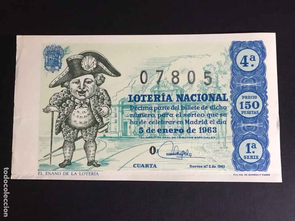 Loterie Nationale: Loteria A&ntilde;o 1963 sorteo 1