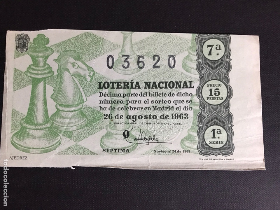 National Spanish Lottery: Loteria A&ntilde;o 1963 sorteo 24