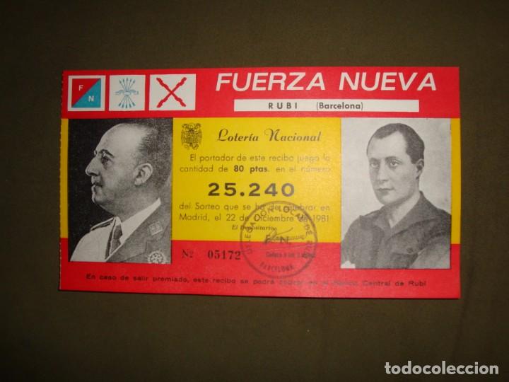 Loter&iacute;a nacional: FUERZA NUEVA - Foto 1