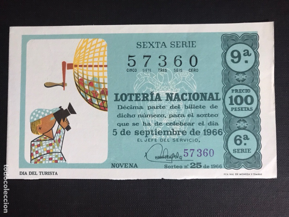 Loterie Nationale: Loteria A&ntilde;o 1966 sorteo 25