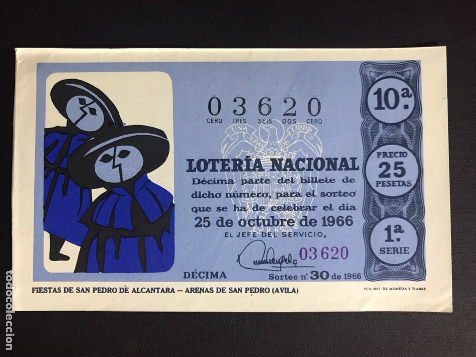 Loterie Nationale: Loteria A&ntilde;o 1966 sorteo 30