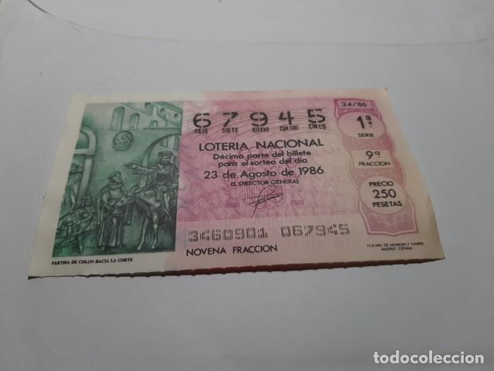 National Spanish Lottery: Loter&iacute;a Nacional 1986
