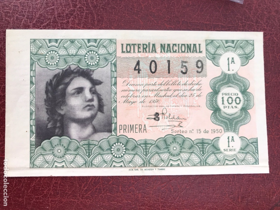 Loterie Nationale: Loteria A&ntilde;o 1950 sorteo 15