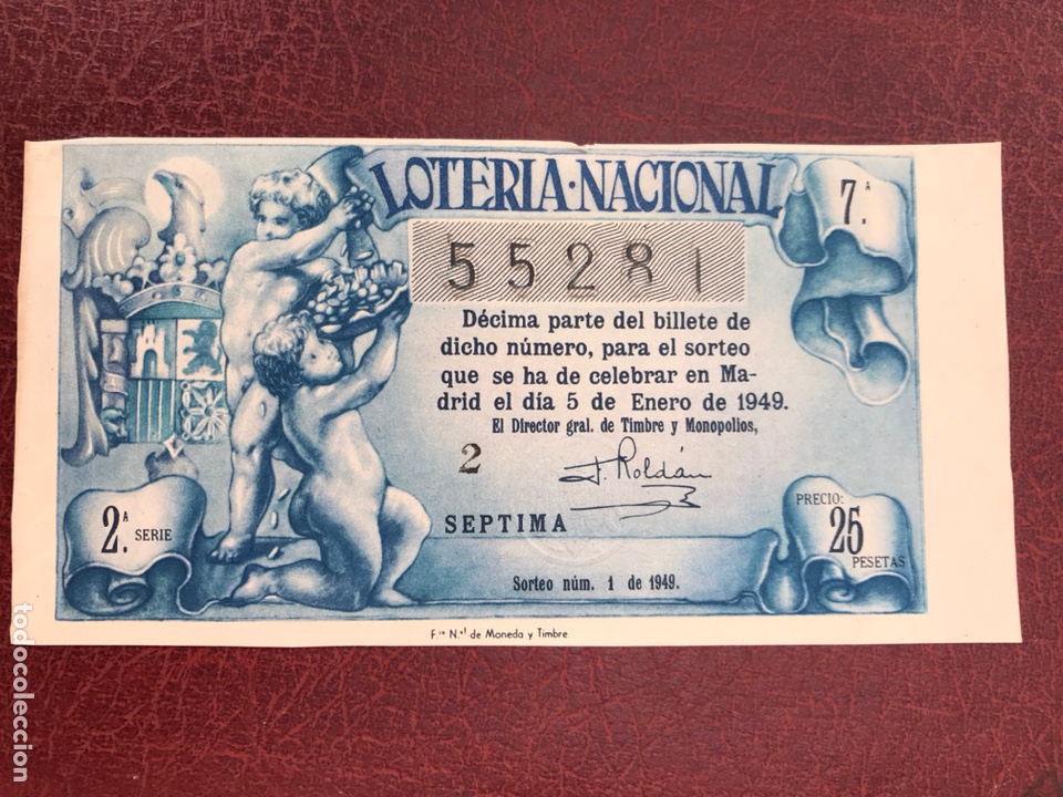 Loterie Nationale: Loteria A&ntilde;o 1949 sorteo 1