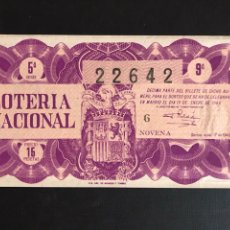 Lotería Nacional: LOTERIA AÑO 1948 SORTEO 2