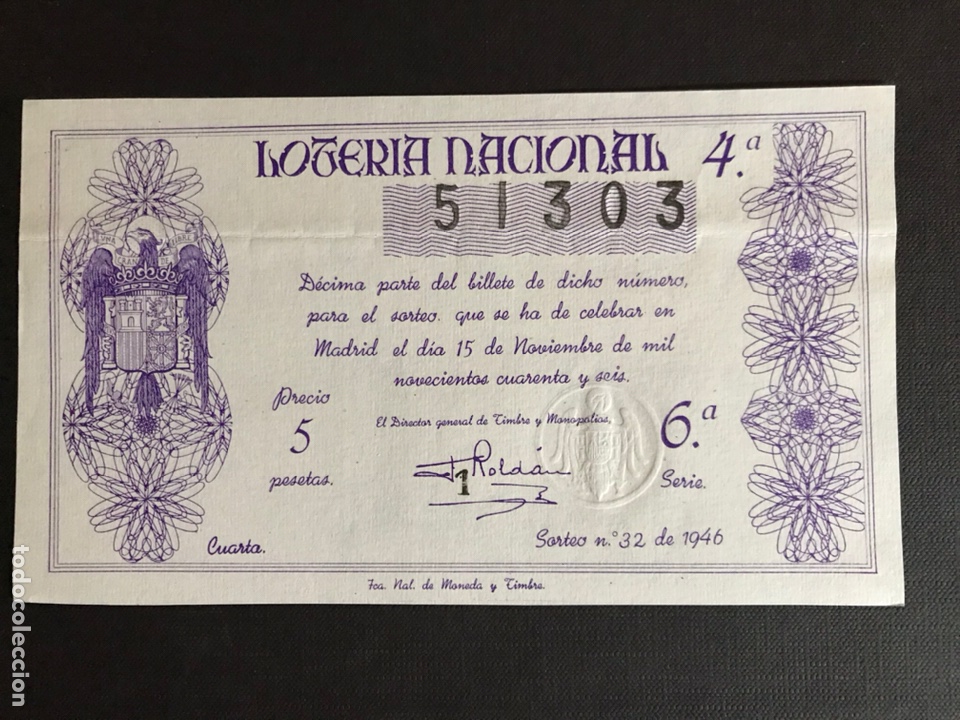 Lotaria Nacional: Loteria A&ntilde;o 1946 sorteo 32