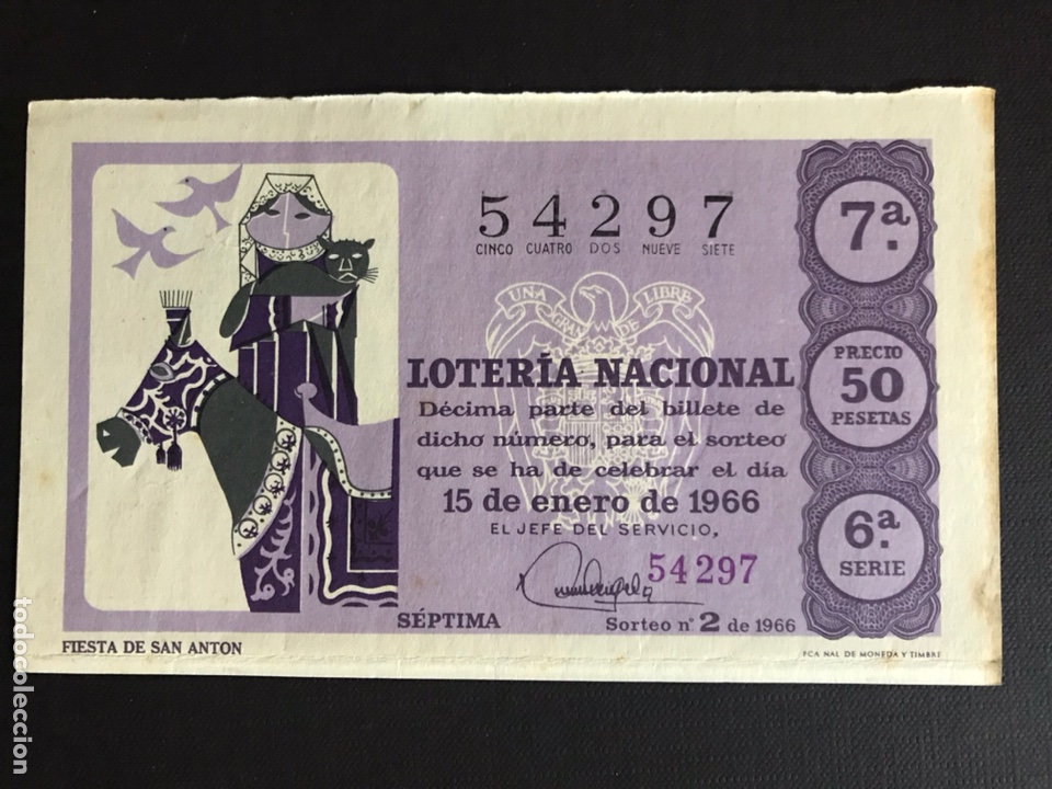 Loterie Nationale: Loteria A&ntilde;o 1966 sorteo 2