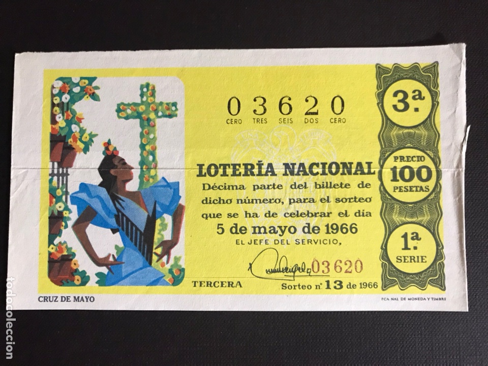 Lotteria Nationale Spagnola: Loteria A&ntilde;o 1966 sorteo 13