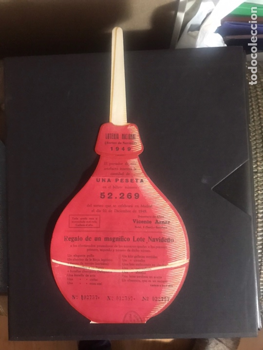 Loterie Nationale: Loteria participaci&oacute;n forma perilla (tama&ntilde;o folio) a&ntilde;o 1949