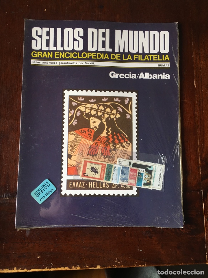 Loter&iacute;a Nacional: sellos del mundo gran enciclopedia de la filatelia edici&oacute;n urbion Grecia Albania 42