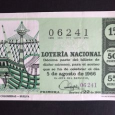 Lotería Nacional: LOTERIA AÑO 1966 SORTEO 22