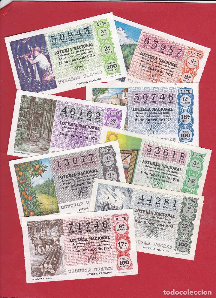 Loter&iacute;a Nacional: LOTERIA A&Ntilde;O A&Ntilde;O 1978 COMPLETO 50 DECIMOS