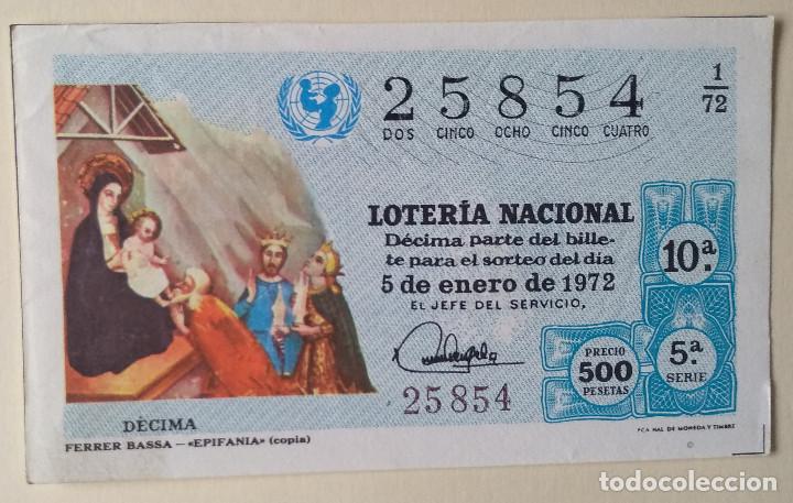 Loter&iacute;a Nacional: Loteria Nacional 1972, sorteo 1