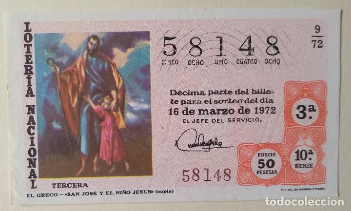 National Spanish Lottery: Loteria Nacional 1972, sorteo 9