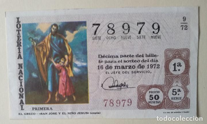 National Spanish Lottery: Loteria Nacional 1972, sorteo 9