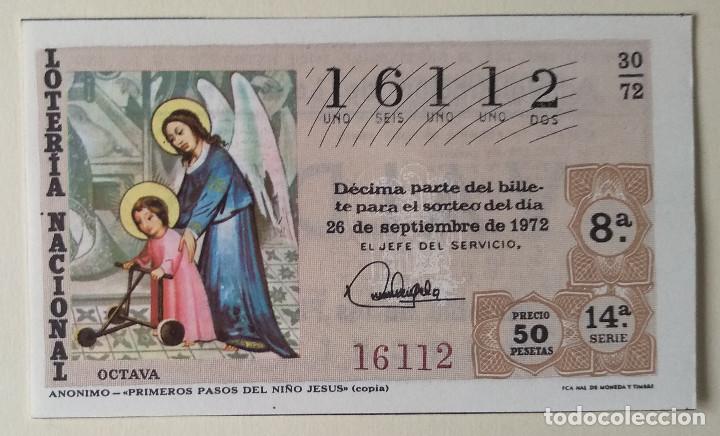 National Spanish Lottery: Loteria Nacional 1972, sorteo 30