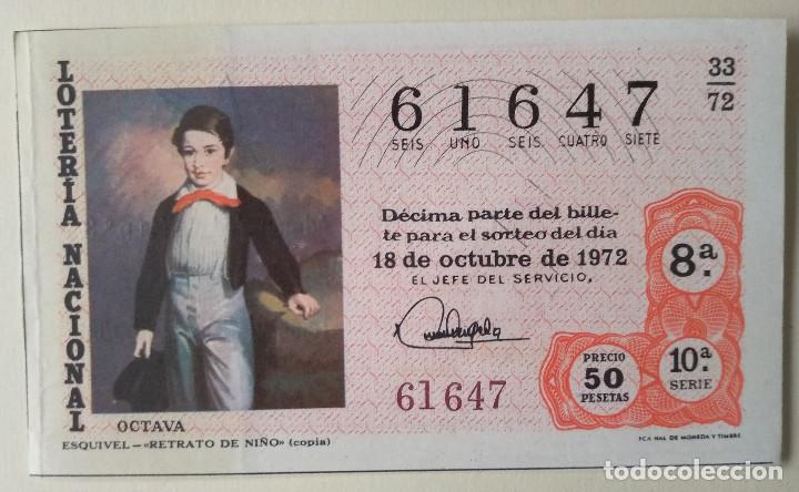 Loterie Nationale: Loteria Nacional 1972, sorteo 33