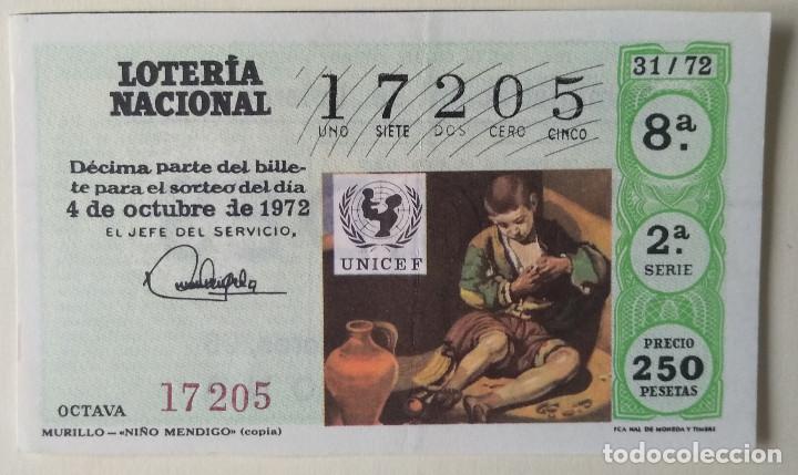 Loterie Nationale: Loteria Nacional 1972, sorteo 31