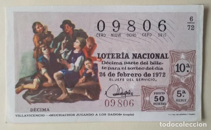 Loterie Nationale: Loteria Nacional 1972, sorteo 6