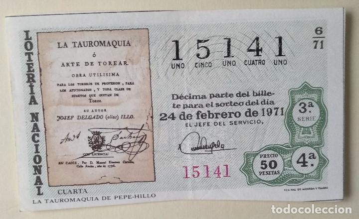 Lotaria Nacional: Loteria Nacional 1971, sorteo 6