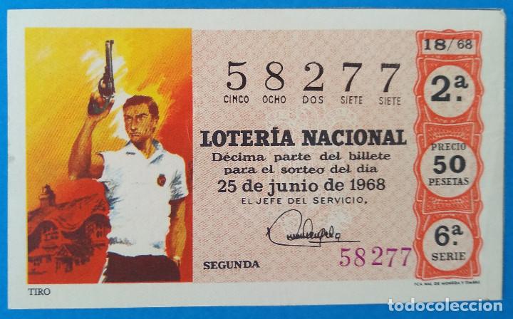 National Spanish Lottery: Loteria Nacional 1968, sorteo 18