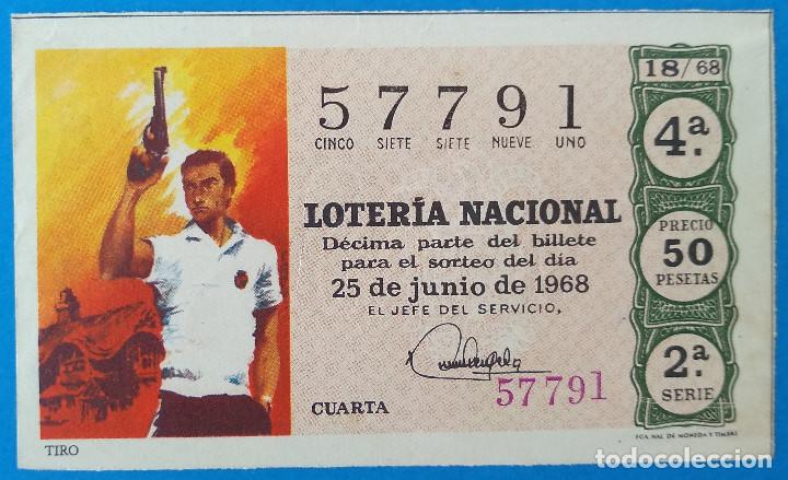National Spanish Lottery: Loteria Nacional 1968, sorteo 18