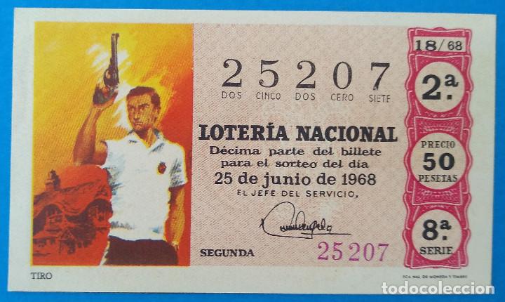 National Spanish Lottery: Loteria Nacional 1968, sorteo 18