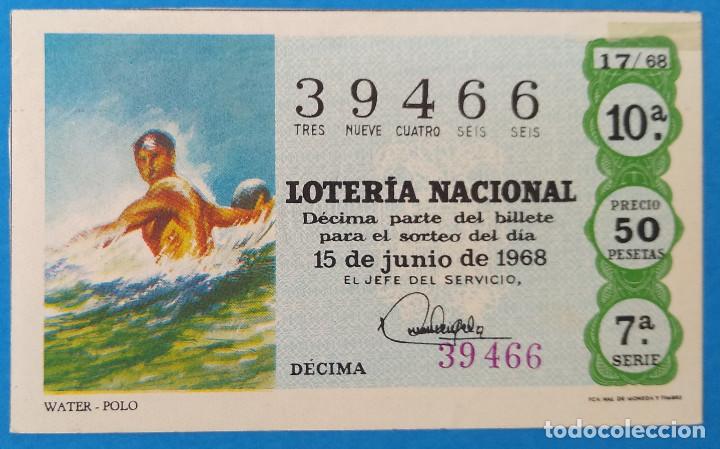 National Spanish Lottery: Loteria Nacional 1968, sorteo 17