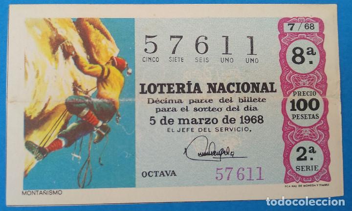 National Spanish Lottery: Loteria Nacional 1968, sorteo 7