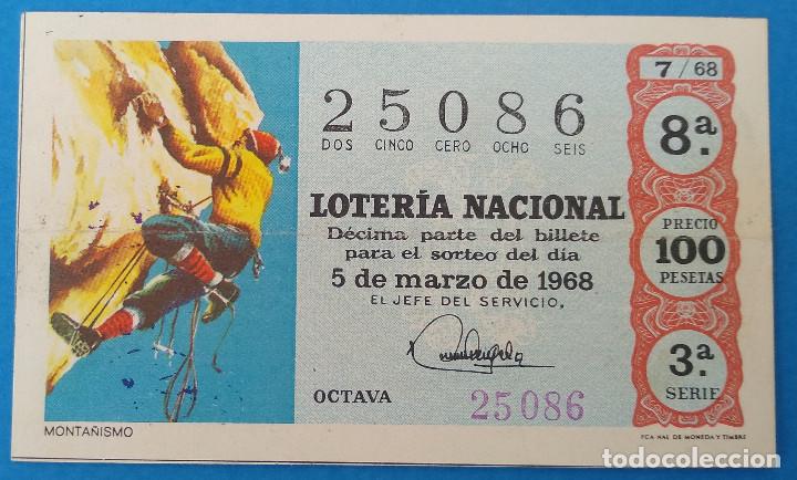 National Spanish Lottery: Loteria Nacional 1968, sorteo 7