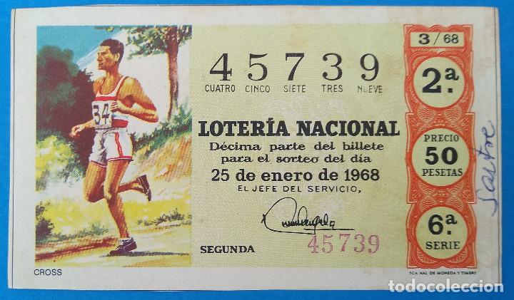 National Spanish Lottery: Loteria Nacional 1968, sorteo 3